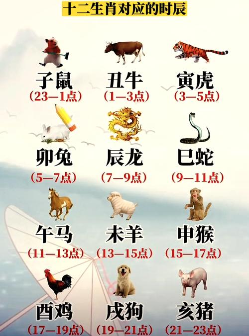 包含12个生肖年龄表十二时辰对照表的词条