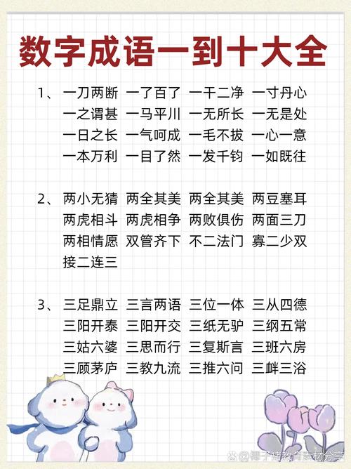 打一成语猜一个数字,数字猜成语1×51×10
